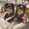 Phone Case: 2D Flat Design Suitable for iPhone 18 17 16 15 14 13 Pro Protective Case, Full-screen Little Dog, Perfect Christmas and Halloween Holiday 