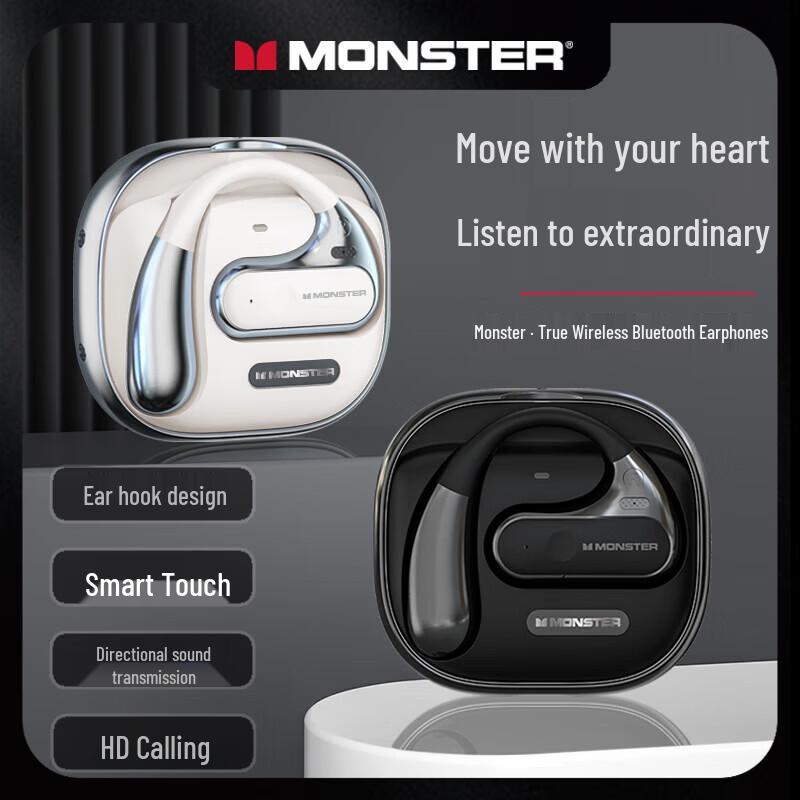 Monster AC320 Open-Ear Sport Bluetooth Earphones
