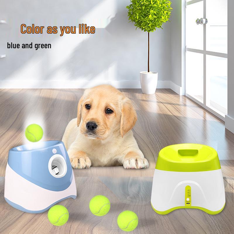 Automatic Pet Tennis Ball Launcher: Dog Walking Toy