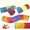 Foldable Cat Pet Indoor Pet Exercise Toy for and Chew Prevents Lack of Relieves Easy To with Holes and Made of Rainbow Compact Tunnel, Supplies,
