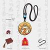 40mm Single-Sided Time Gem Alloy Keychain Pendant Set