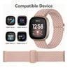 Weiches atmungsaktives verstellbares Schnellverschluss-Armband für Fitbit Versa4 3 Sense2 Versa2 Lite Sportband Herren Damen