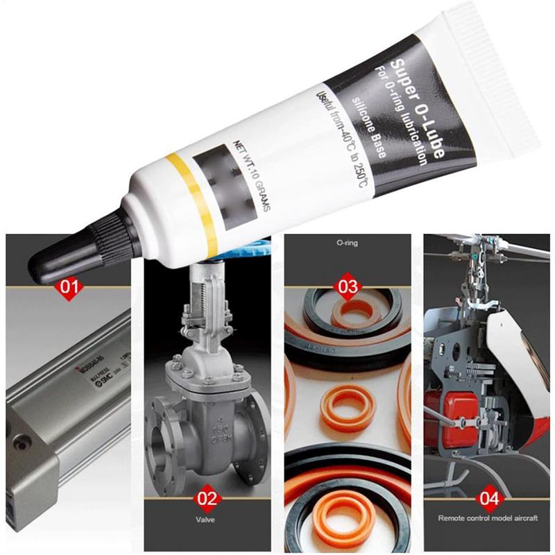 10g Vaselină Siliconică Lubrifiant Hardware Impermeabil O-ring Rulment Roată Dințată Lubrifiere Mașină de Cafea Ulei Lubrifiant Multifuncțional