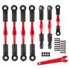 RC Car Aluminum Buckle Arc Chain Upgrade Part for 1/10 Slash 2WD/Stampede 2WD/Rustler 2WD/Bandit 2WD Adjustable Steering Rod