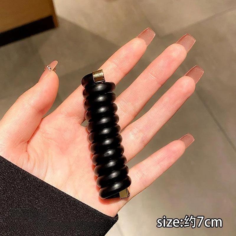 Nouveaux Chouchous Élastiques pour Queue de Cheval Liens à Cheveux en Caoutchouc Lot Chouchous Fil Téléphonique Accessoires pour Cheveux Mode Bandeaux pour Cheveux Femmes Coiffure