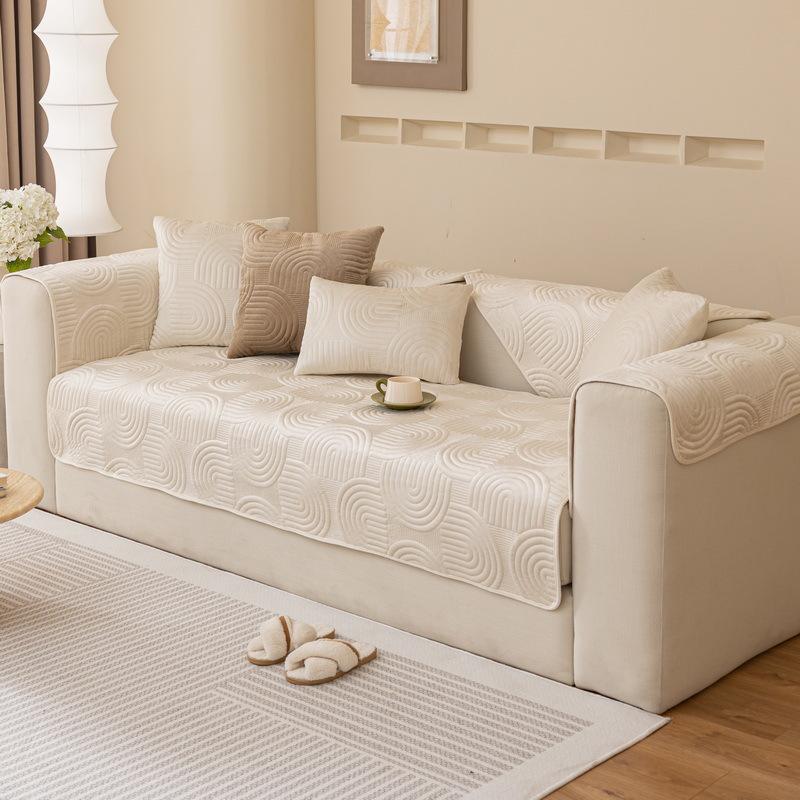 

Sofa Cushion Four Seasons Universal Non-Slip Quilting Mat Light Luxury Cushion Leather Sofa Cover Cover Cloth 70*70cm