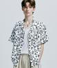 SSY Coconut Hawaiian Paisley Half Shirt White