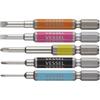 VESSEL (VESSEL) 40V Compatible Rigid Color Bits, Set of 5, Single Head +00/+0/+1/-3/4 - X 65, GS5...