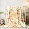 Cute Capybara Patterned Cozy Blanket bedroom Blanket for Livingroom Couch lunch break Soft throw for Friend's festival Gift