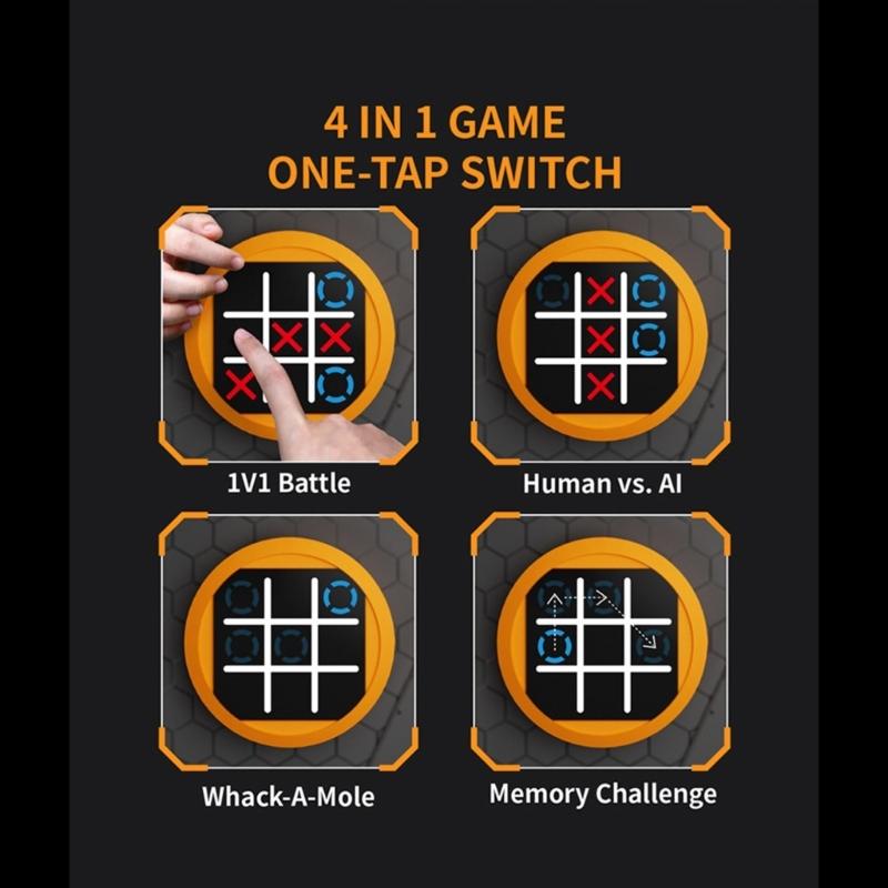 Portable Electronic Board Game Handheld Electric Puzzle Game Console Educational Toy for Children Kids Adults