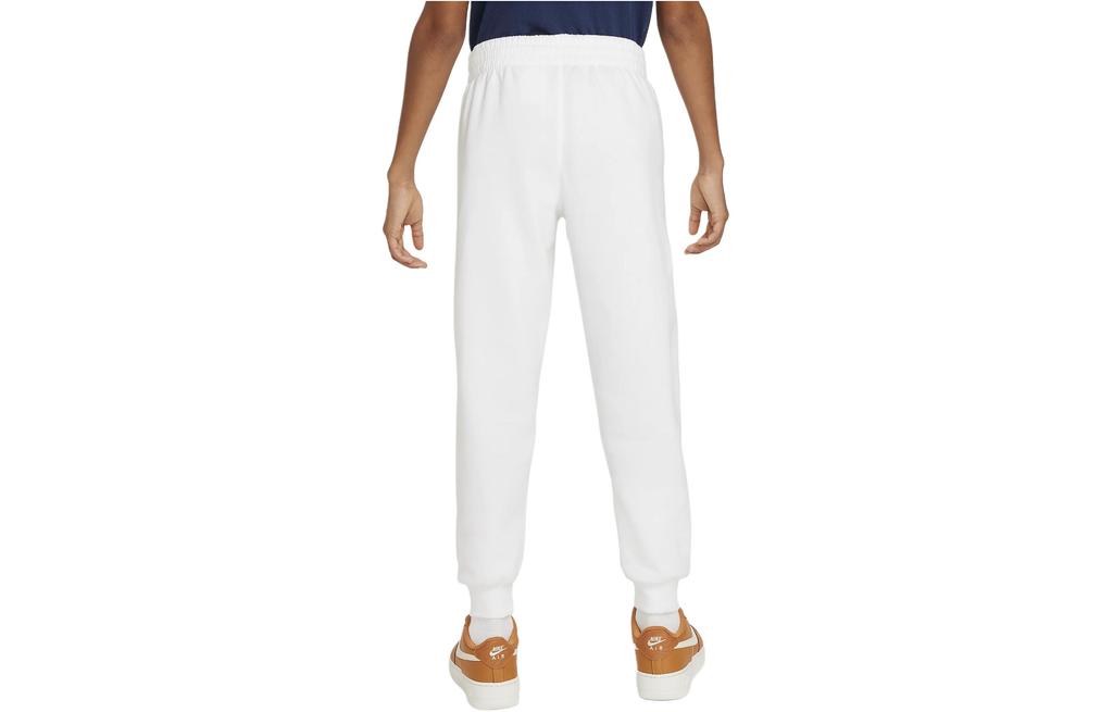 Kids' Nike Knitted Sweatpants Sportswear Club Fleece White FZ1407-100