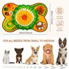 Dog Snuffle Mat Slow Feeding Mental Stimulation - Washable Fleece Puzzle Toy Dogs Cats 64x43cm