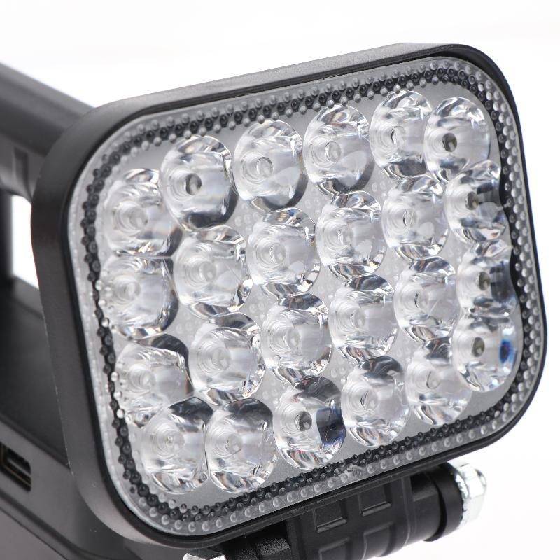 1Pcs Cordless Outdoor Work Fishing Handheld Emergency Tool Led Light For Lithium Battery 3In Portable Spotlight No Battery