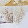 Embroidered Beadwork Collar Applique Mesh Collar Accessory For Elegances Social Gatherings Clothing Garment Decoration