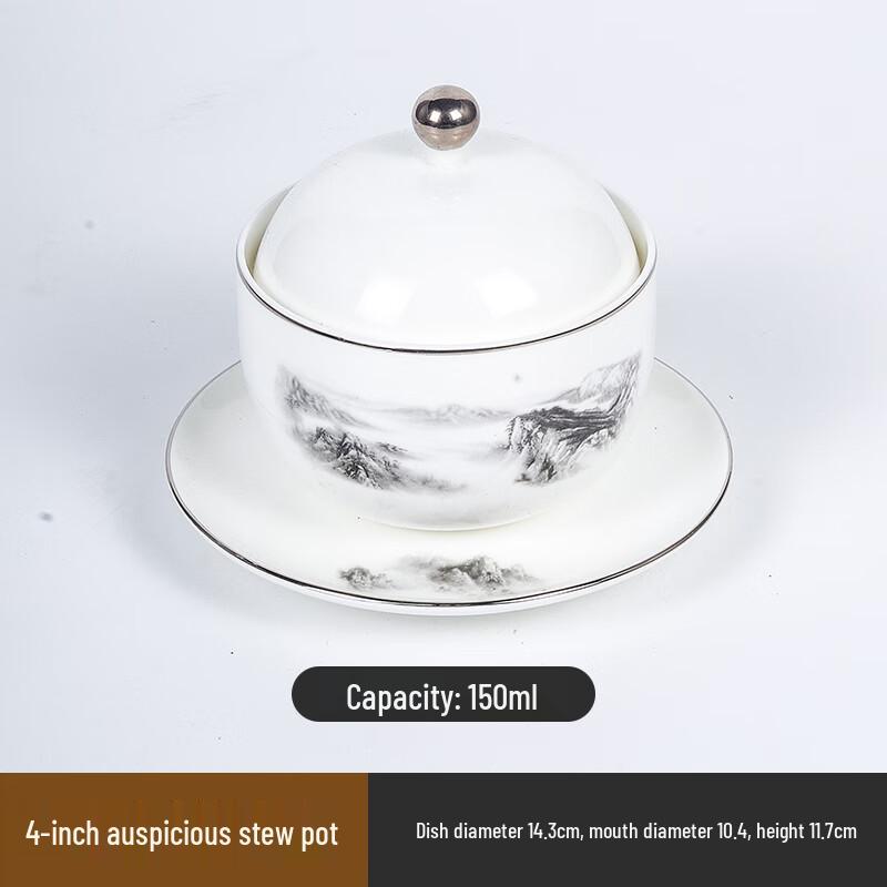 New Chinese Style Ceramic Stew Pot