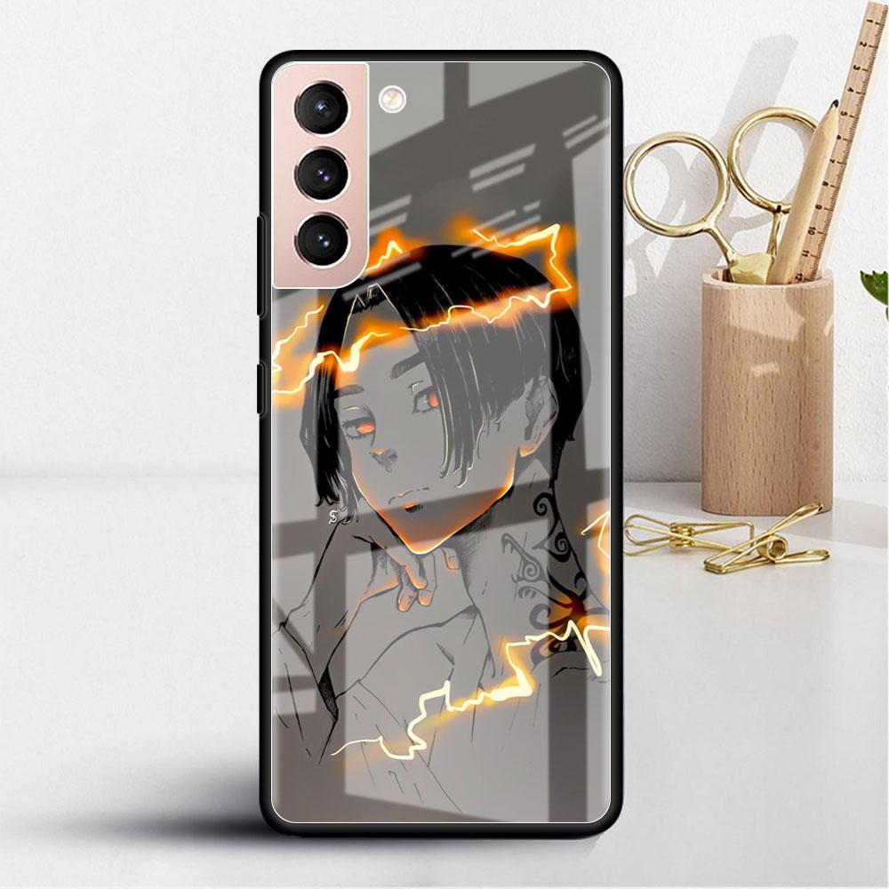 Glass Case For Samsung Galaxy S22 S20 FE S21 5G S10 S9 Plus Note 10 20 Lite Tempered Phone Cover Japan Anime Tokyo Revengers