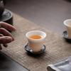 Handmade Mutton Fat White Porcelain Kung Fu Tea Cup - Ceramic Household Small Tasting Set
