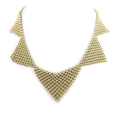 [L9629] - Golden 'Cléopatra' Designer Necklace