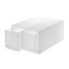 MUJI Polypropylene Small Item Storage 2 83831813 Case, Large, Drawers,