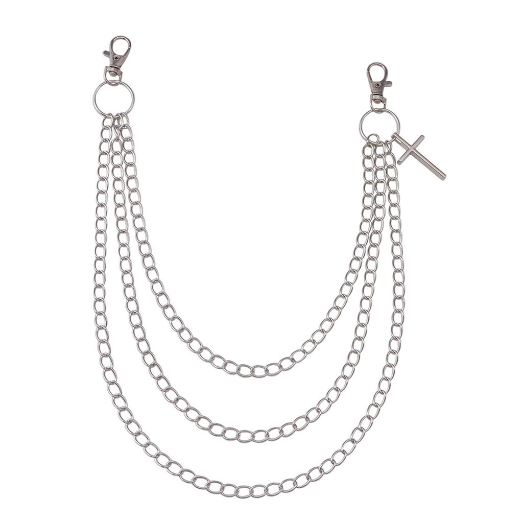 Fashionable Multi Layer Pants Chain Belt Pendant for Versatile Styling and Enhancing Outfit Appeal Rust Resistant Metal