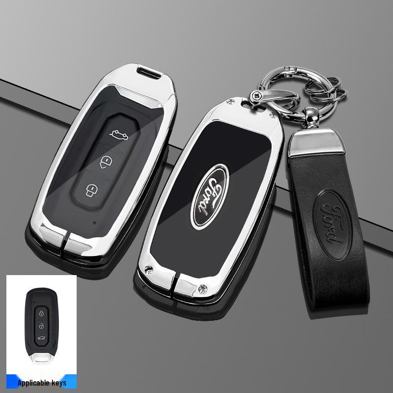 Premium Metal Protective Key Case for Ford Mondeo - Unisex Design
