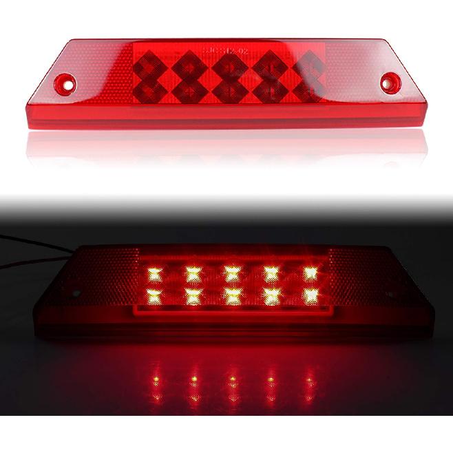 SAUTVS 1PCS LED Taillight for Ranger, Red Brake Stop Tail Light Rear Lamp for Polaris Ranger 800 700 900 2012-2016 Accessories (Fit Driver &