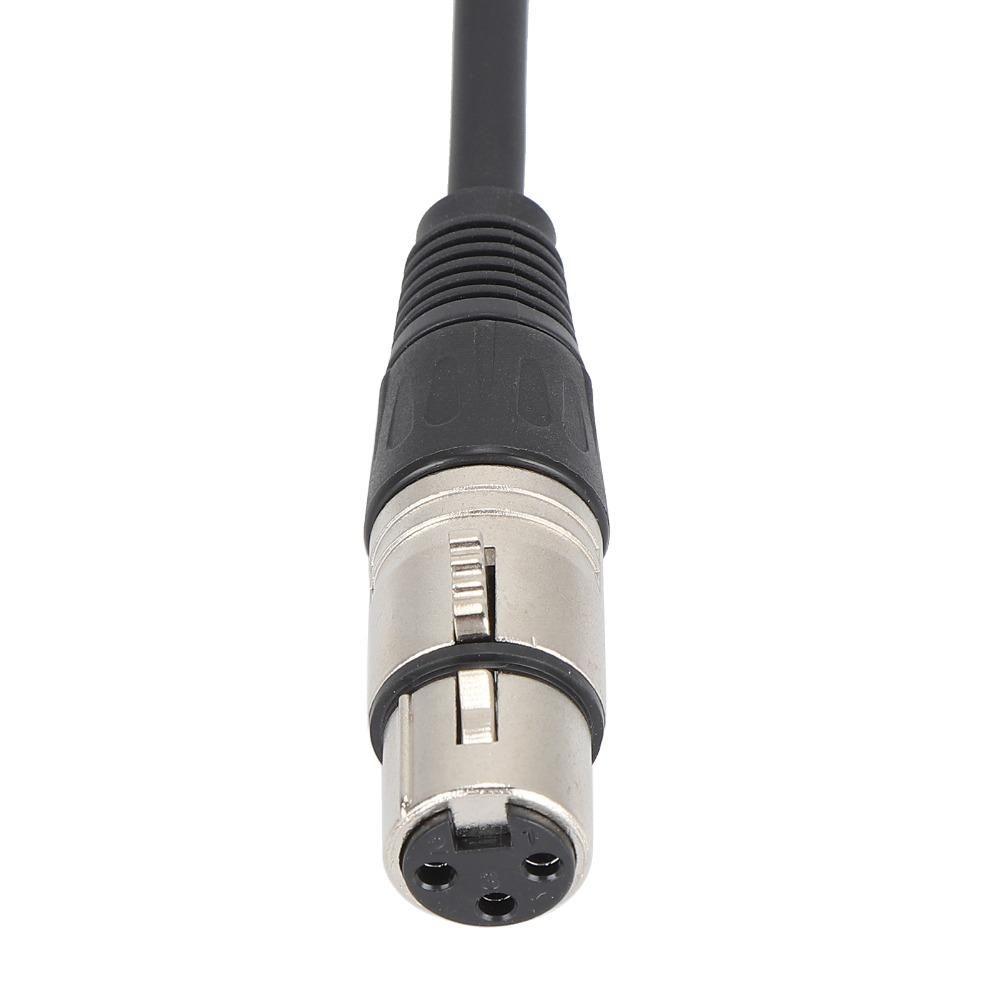 1m/3.3ft Microphone Cable 3Pin XLR Male to 3Pin XLR Female Male to Female Cable for Speakers
