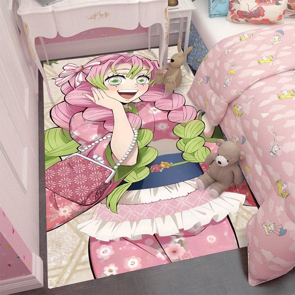 

Академия Кимэцу Мицури Канродзи Студентка Искусств Тематический Ковер Полосатая Рубашка Дизайн Кисти Палитры Узоры Сердечек Аниме Ковер Комната для Девочек 40X60CM