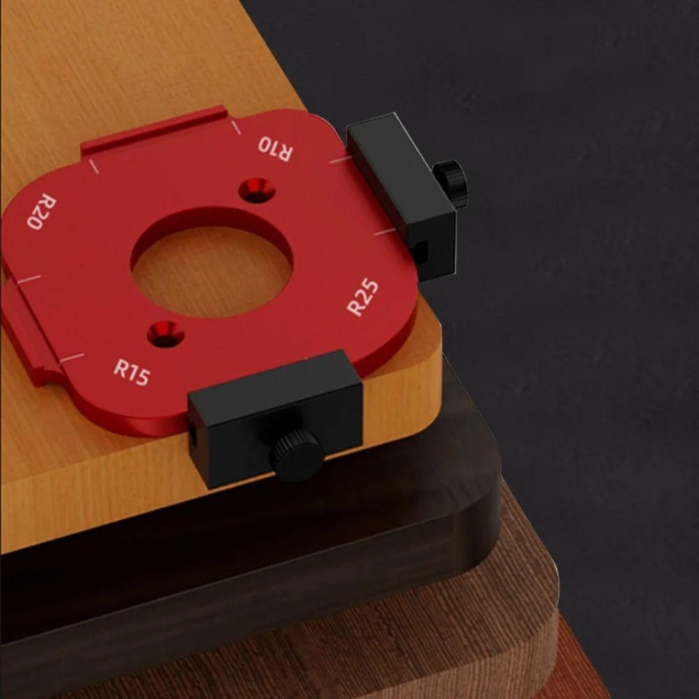 R10-R50 Radius Jig Arc Angle Positioning Template 4 in 1 Round Corner Jig  Woodworking