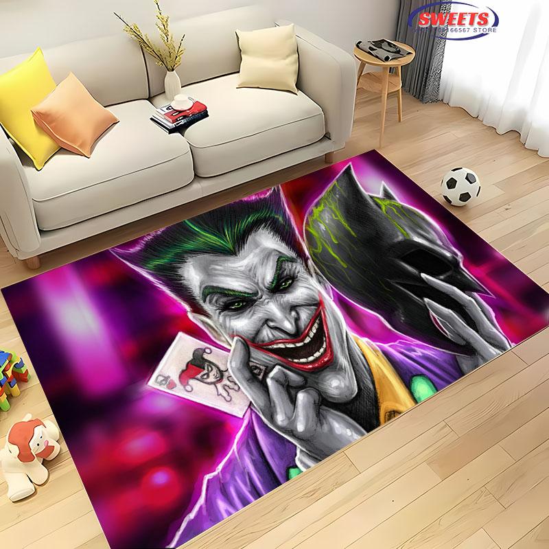 New Arrival! Classic Joker Carpet, Living Room Bedroom Office Area Children's Room of Choice, Non-slip Machine Washable Mat Gift