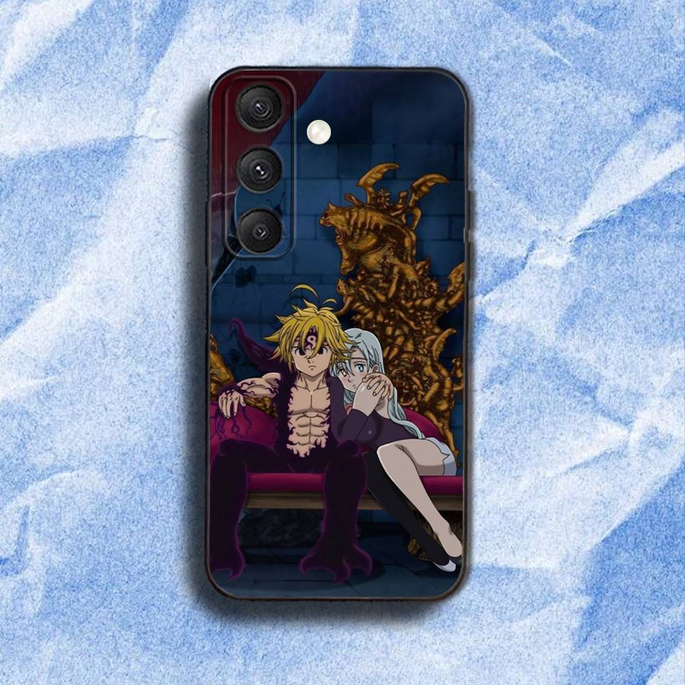 

SDS S-Seven Deadly S-Sins Phone Case For Samsung S 25,24,23,22,30,21,10,9,Ultra,Plus,Lite,FE,4,5G Black Soft Case samsungS20