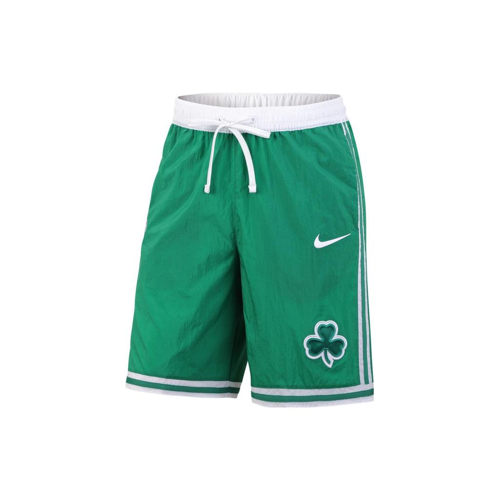 Nike Boston Celtics NBA Logo Print Athletic Casual Breathable Straight Leg Basketball Pants Men Pants Green CV5595-312