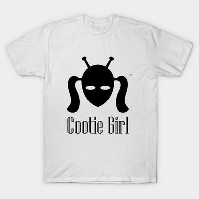T Shirt Women Cootie Girl Black Harajuku Print Kawaii Tshirt Summer Short Sleeve Female T-Shirt Top Tee