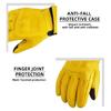 Retro Winter Motorcycle Leather Gloves with Certified Lined with Fleece for Warmth Protective Anti-fall Touch Motocross Gloves