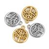 5pcs Never Fade PVD Stainless Steel Earrings Charms Lot Necklace Pendants Tree Charms for DIY Bracelet Findings Jewelry Making