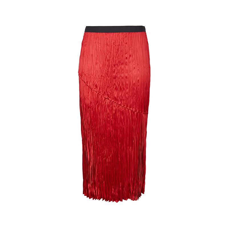 LESS 2026 Summer Straight Long Skirt