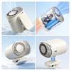 Rotating Clip-On Cooling Fan Rechargeable Adjustable Speed Car Fan Portable Personal Air Conditioner for Car Desk Travel