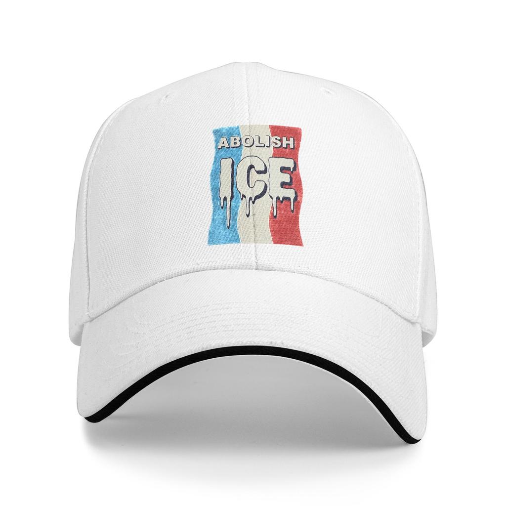 Summer Casual Baseball Cap Abolish Ice Anti ICE Running Hippie Trucker Hat For Couple Women Sun Viso Fitted Retro Baseball Caps