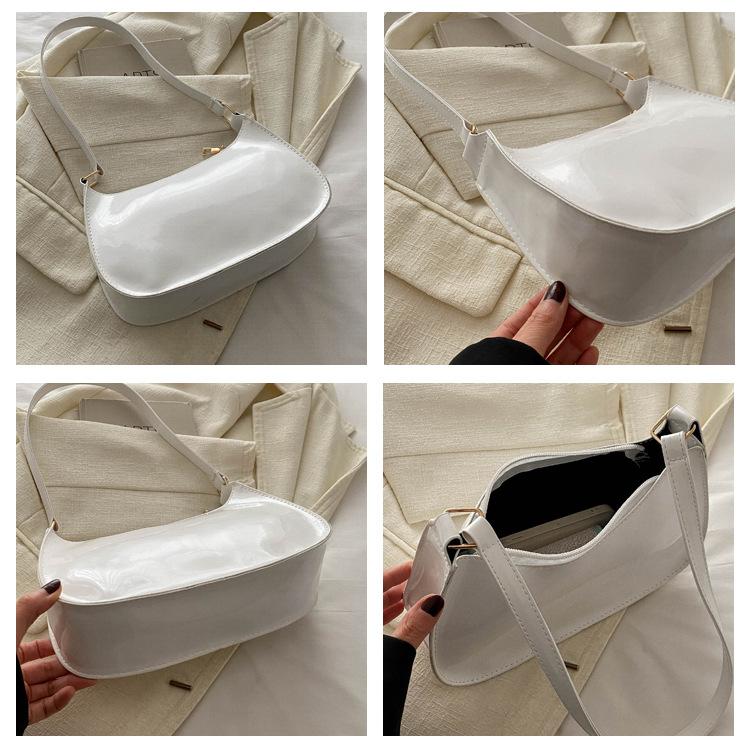 1Pc This Year's Popular Fashion Korean Version Shoulder Bag Women's Spring New Versatile Ins Solid Color Gentle Small Square Bag