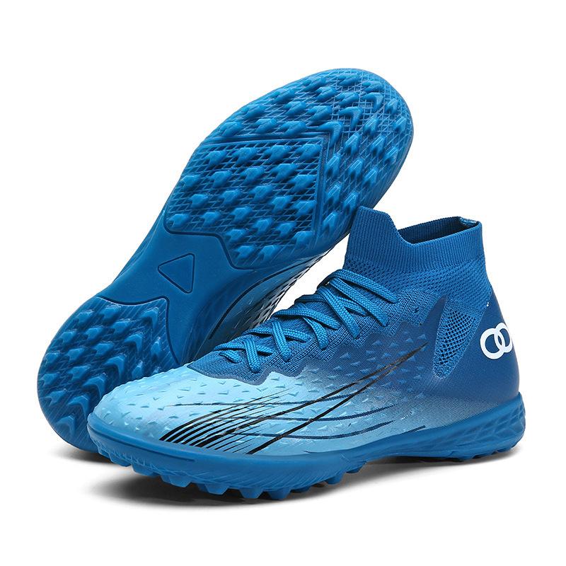 Football shoes Shredded nail sole Spike sole Rubber sole Soft material Football shoes