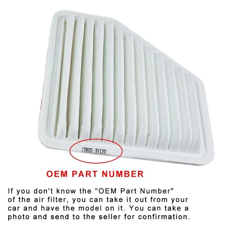 R-EP High Flow Air Filter Fits for Honda Civic Crossroad FR-V Stream 1.8L Cold Air Intake Filters Washable Reusable