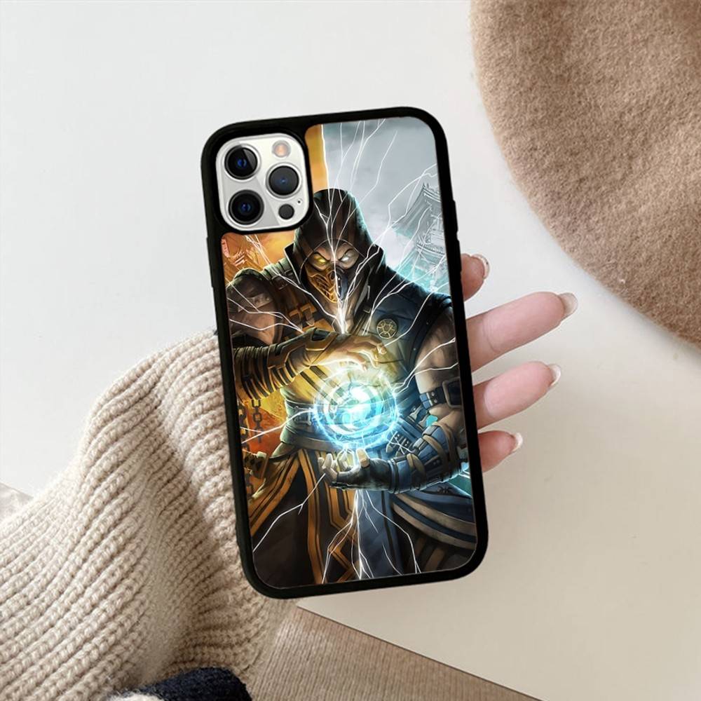 Classic Vintage M-Mortal K-Kombat For Iphone 17 Air 16 15 14 13 12 11 Pro Max TPU+PC Plus Shockproof Back Phone Cover