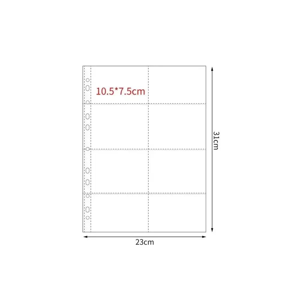 Multiple Pockets A4 Kpop Photocard Binder Transparent DIY Photo Album Refill Pages PP Photo Album Sleeves Card Sleeve