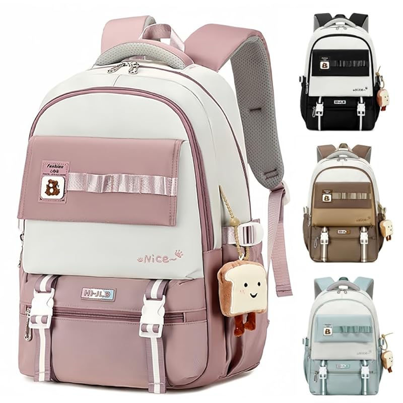 

[VNGOLERRY] backpack Commuting to school backpack girls junior high school student high school student university student large capacity rucksack
