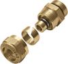 Brass Screw Connector GZ for PERTAL Pipes - 16x2 G1/2"