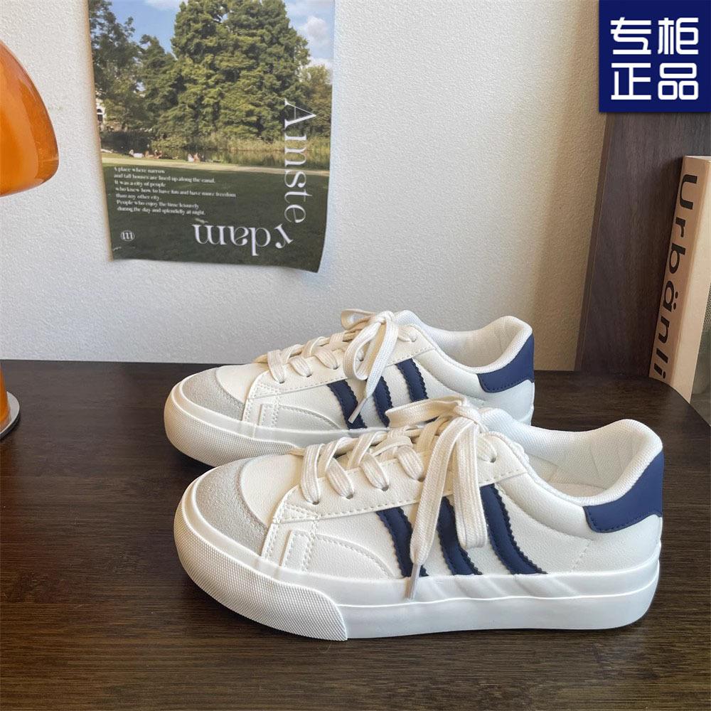 2025 spring and autumn new German training white shoes casual versatile canvas shoes women's low-top couple board shoes