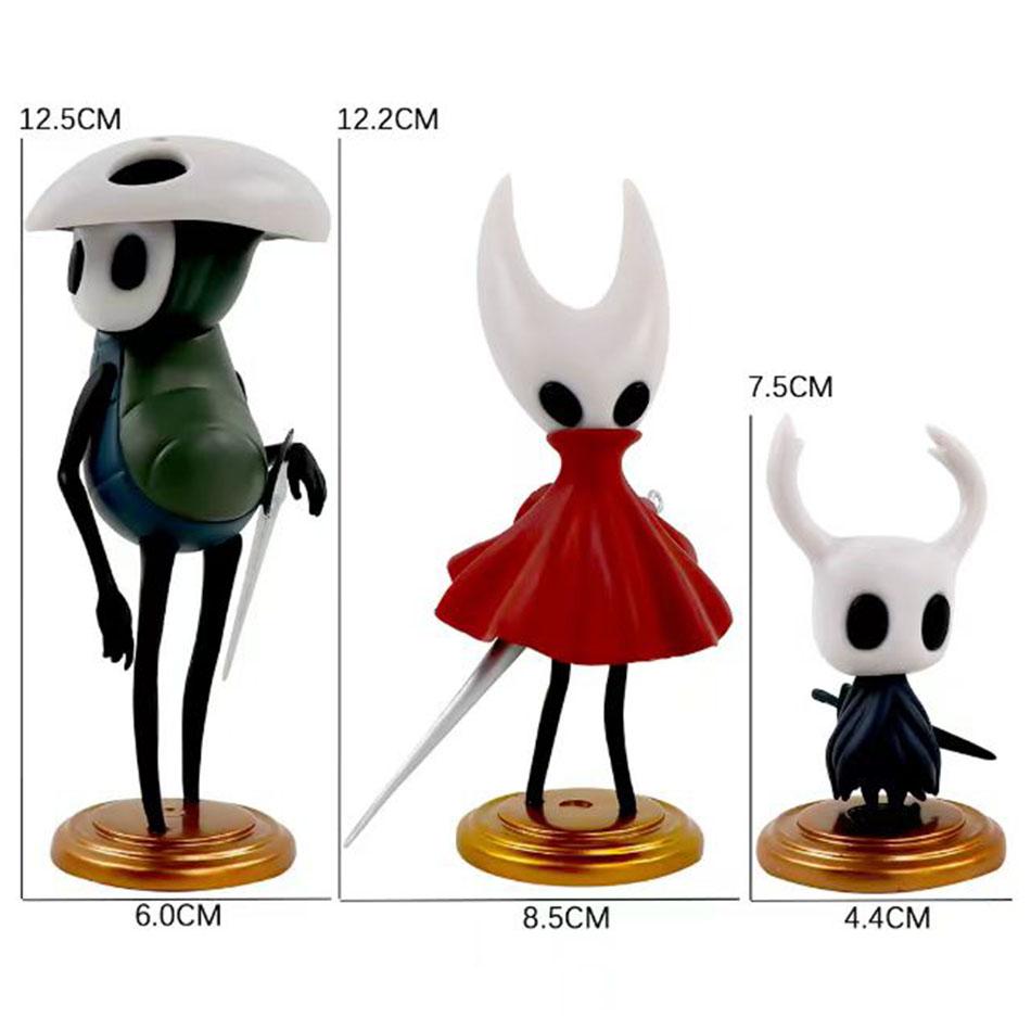 3 шт./набір Фігурки Дії Аніме Hollow Knight Іграшки Фігурка Лицаря Фігурка Шершня/Квірела Колекційна Модель Лялька Подарунок Дитині