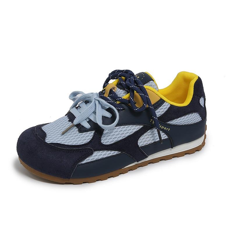 Sneakers women's new mesh breathable shock absorption lightweight running shoes are not tired