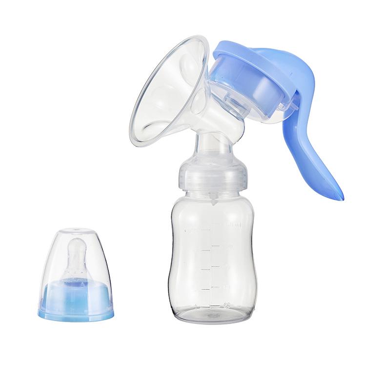 Compact Hands-Free Manual Breast Pump for Moms and Babies