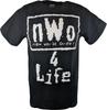 NWo 4 Life WCW Bílé Logo Unisex Černé Tričko
